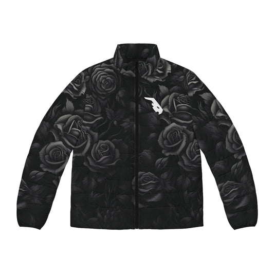 Dark Rose Energy Puffer Jacket