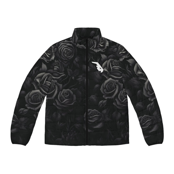 Dark Rose Energy Puffer Jacket