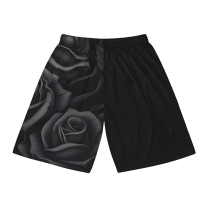 Dark Rose Energy Shorts - Goated Styles All Over Prints