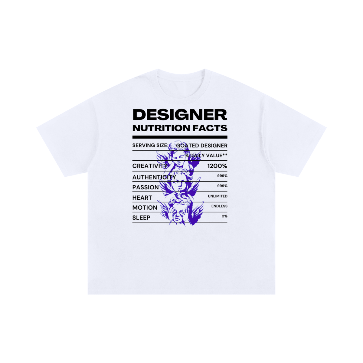 Designer Nutrition T-Shirt - Goated Styles T-Shirt
