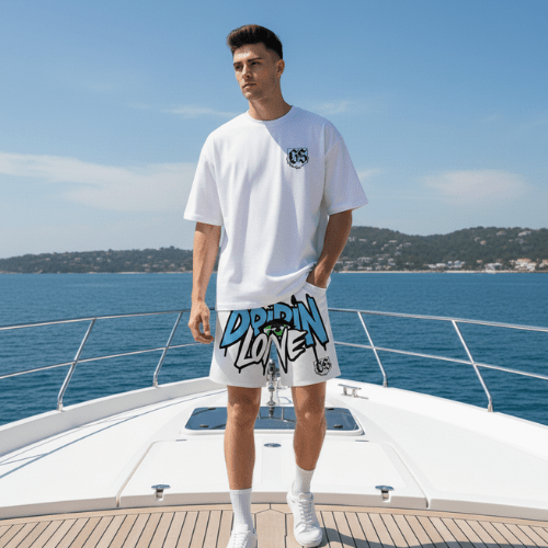 Dripin Lone Shorts - Goated Styles All Over Prints