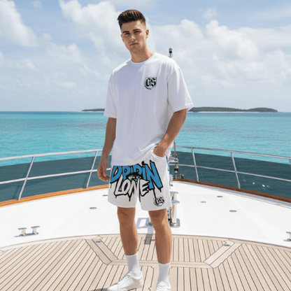 Dripin Lone Shorts - Goated Styles All Over Prints