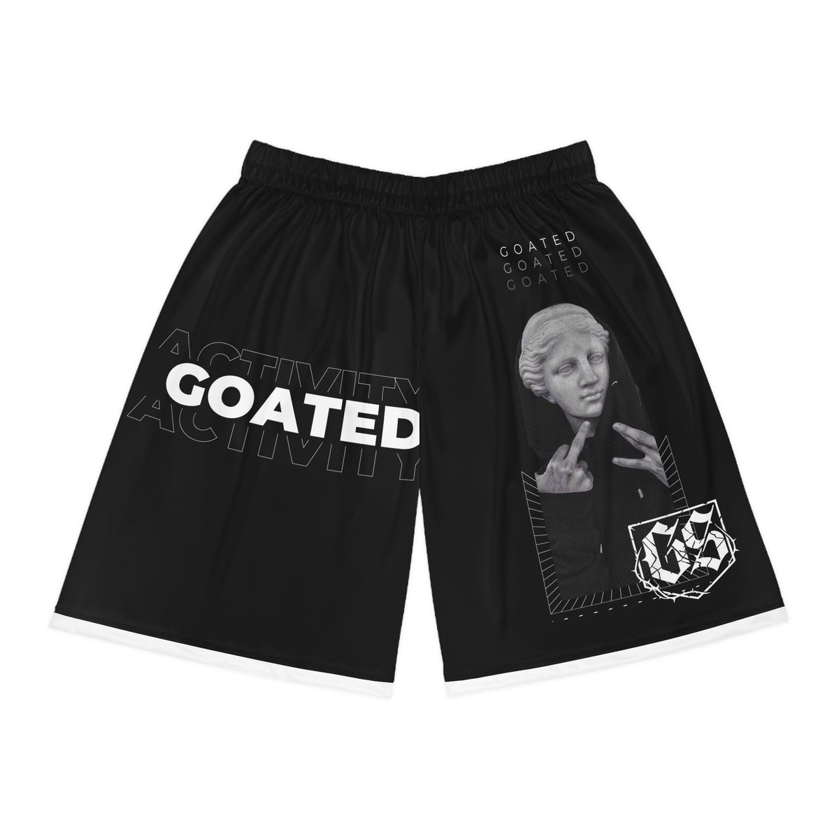 GOATED Activity Shorts - Goated Styles All Over Prints